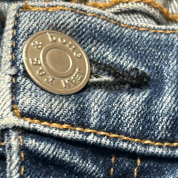 Rag & Bone Sz 27 Denim Jeans Skinny Pockets Brimfield Wash W1502K520 Made In USA - Picture 3 of 15